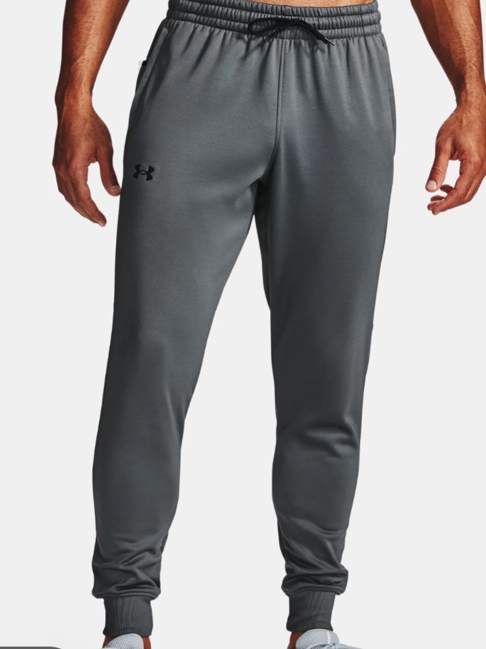 Under Armour NWT Loose Men’s gray jogger pant with zippered pockets